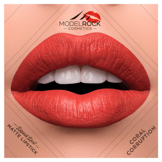 CORAL CORRUPTION Liquid to Matte Lipstick