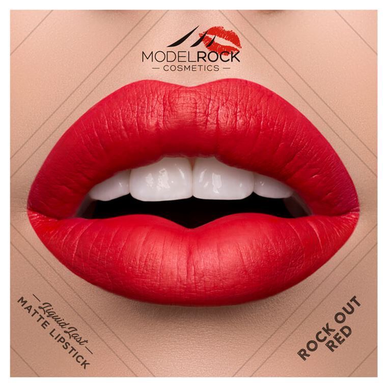 ROCK-OUT RED Liquid to Matte Lipstick