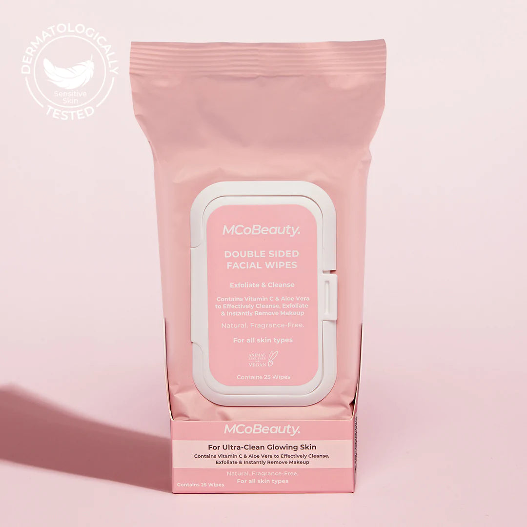 DOUBLE-SIDED FACIAL WIPES
