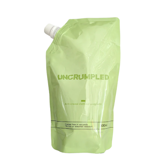 Uncrumpled Refill Pouch Anti-Crease Clothing Spray