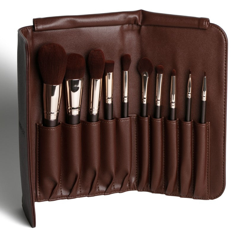 INGLOT BRUSH SET IN A CASE - CHOCOLATE