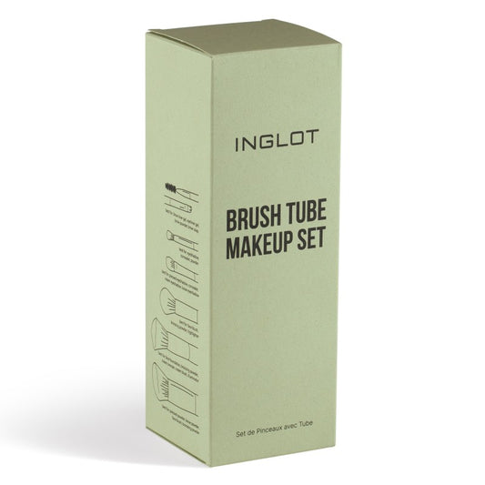 INGLOT GREEN BRUSH TUBE MAKEUP SET