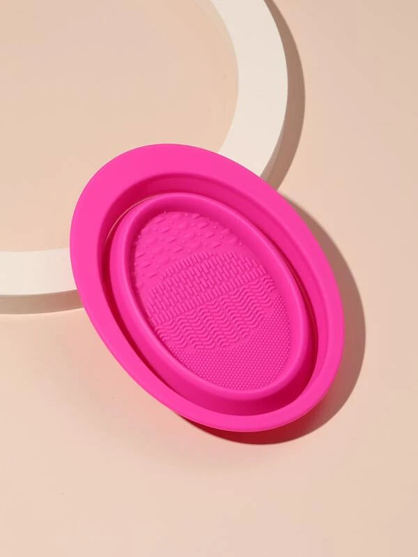 Foldable Makeup Brush Cleaning Bowl