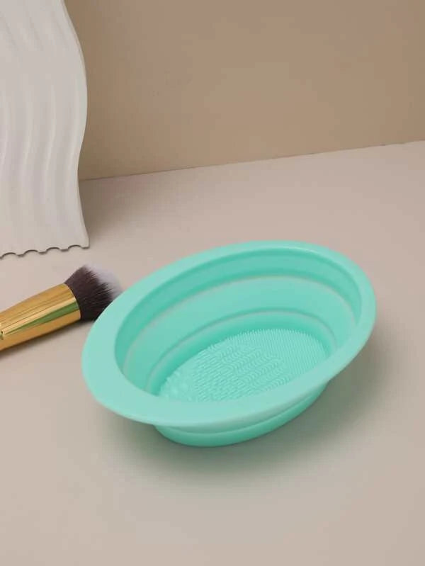 Foldable Makeup Brush Cleaning Bowl